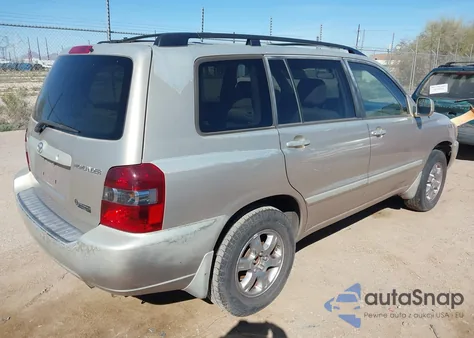 2004 Toyota Highlander V6 from USA, damaged, VIN JTEDP21A640033411